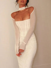Robe mi-longue moulante Freya